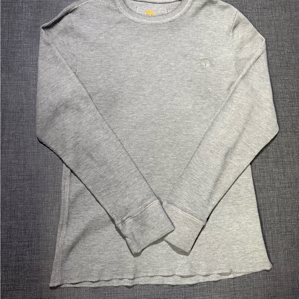 Gray Long Sleeve Thermal Shirt